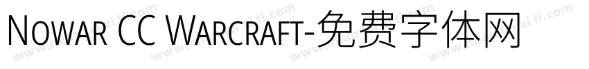 Nowar CC Warcraft字体转换
